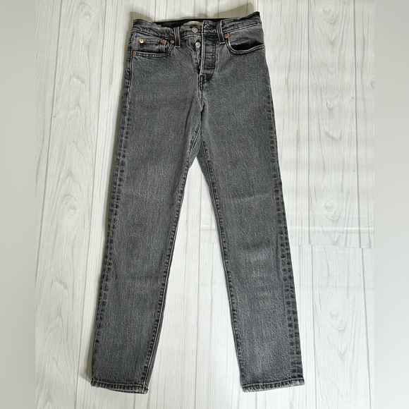 Levi's Wedgie Fit High Rise Skinny Jeans Pre-owned - Picture 3 of 10